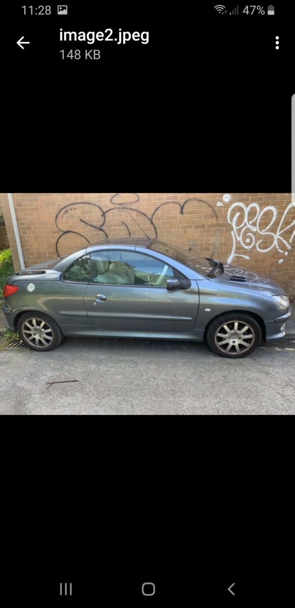 2006 peugeot 206 allure cc